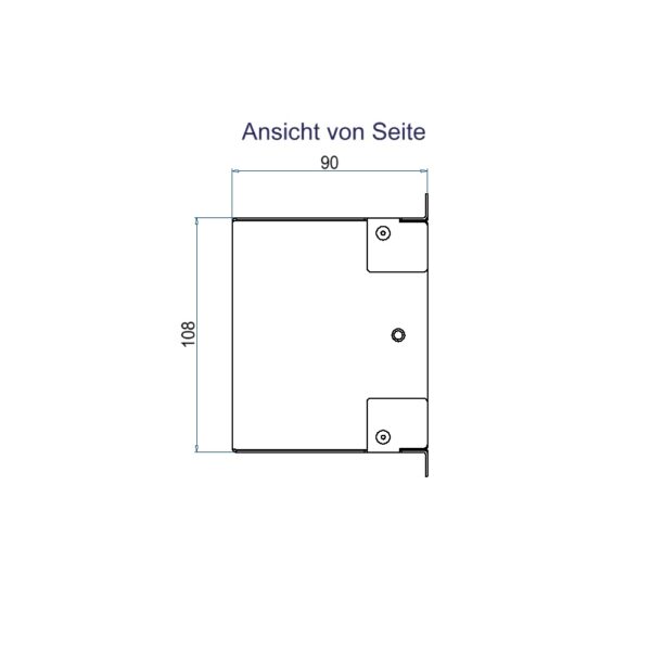 Produktbild WAD 102 200  -  Wandauslass WAD Gehäuse Typ 2 für Steckdoseneinsatz